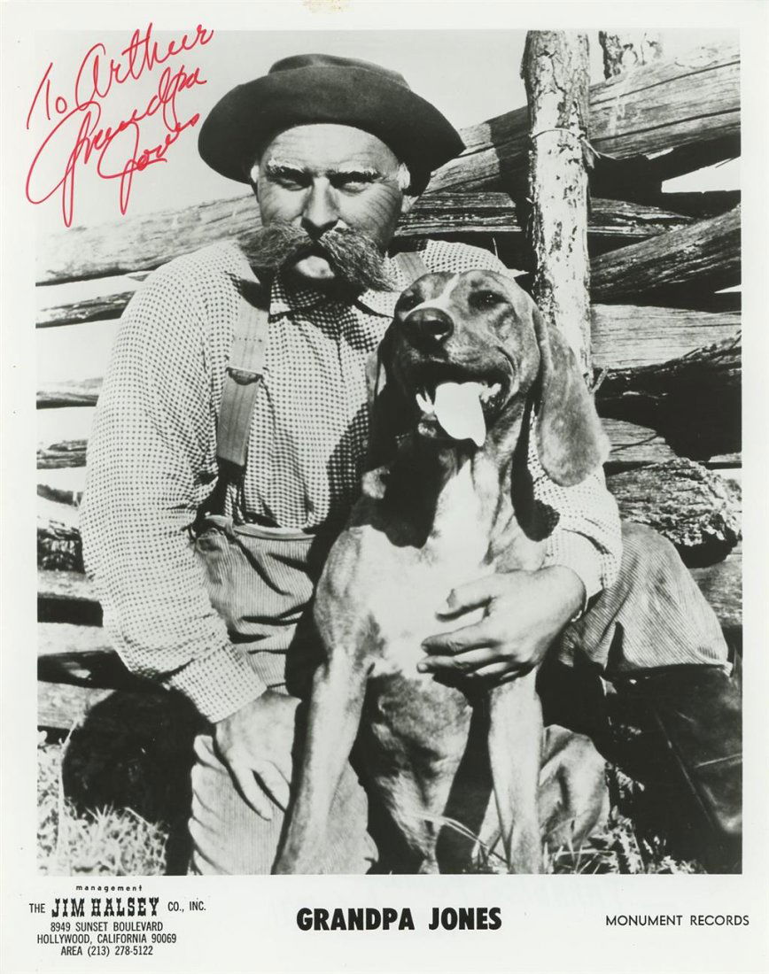Grandpa Jones- Signed Vintage Management Photograph (1 of 1)