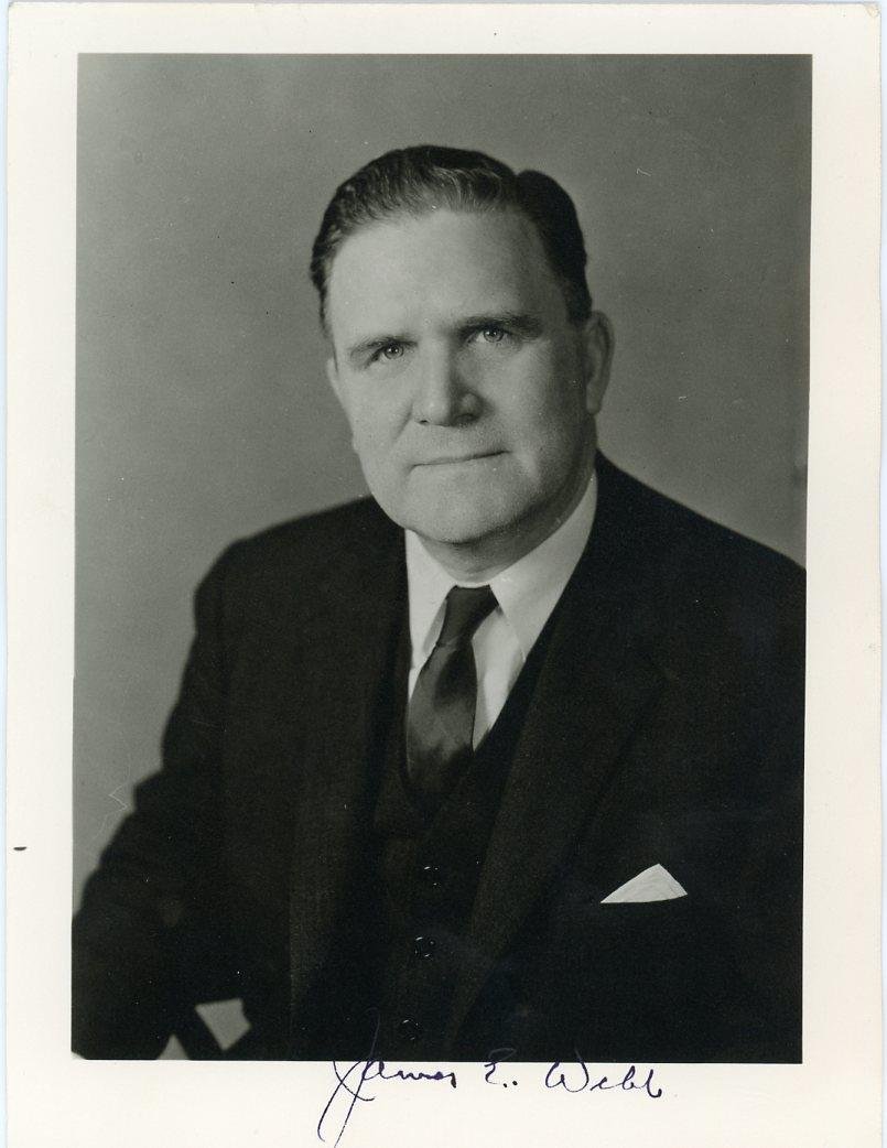 James E. Webb- Vintage Signed Photograph (1 of 1)