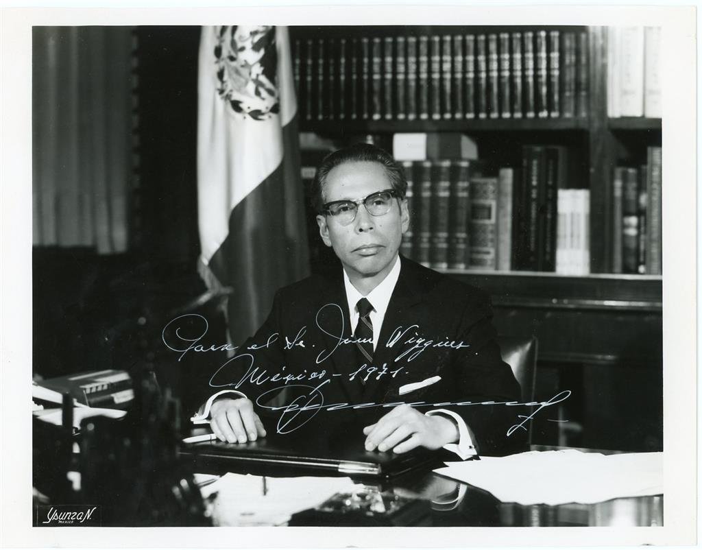 Gustavo Diaz Ordaz-Vintage Signed Photograph (Pres of Mexico) (1 of 1)