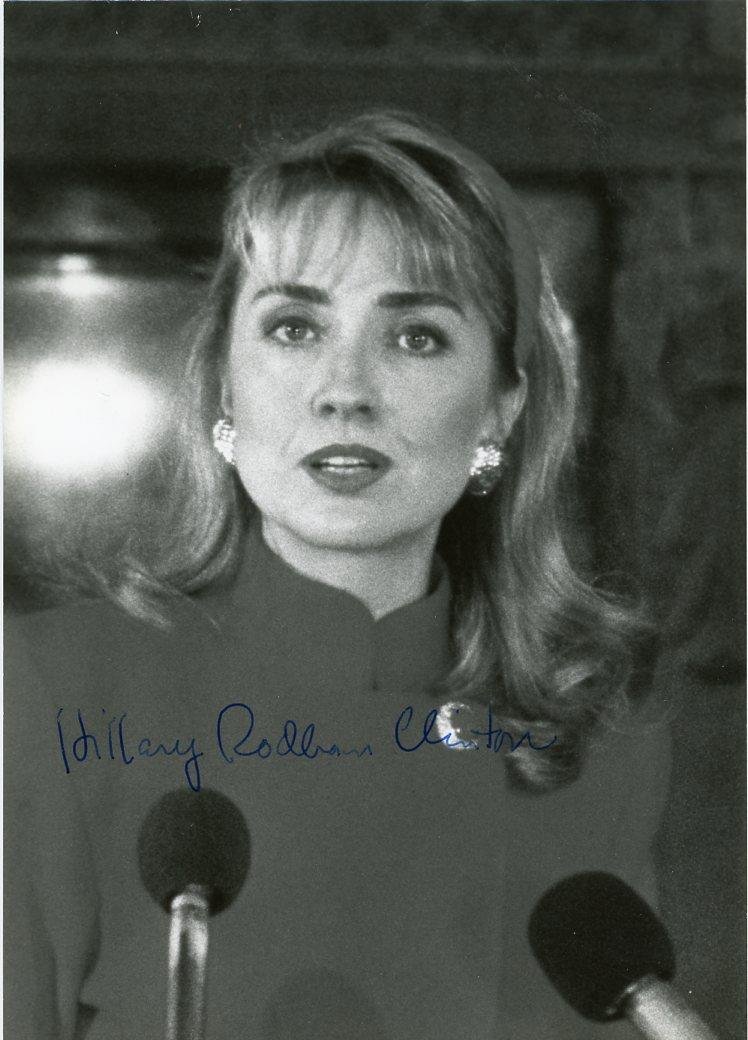 Hillary Rodham Clinton- Vintage Signed Photograph (1 of 1)