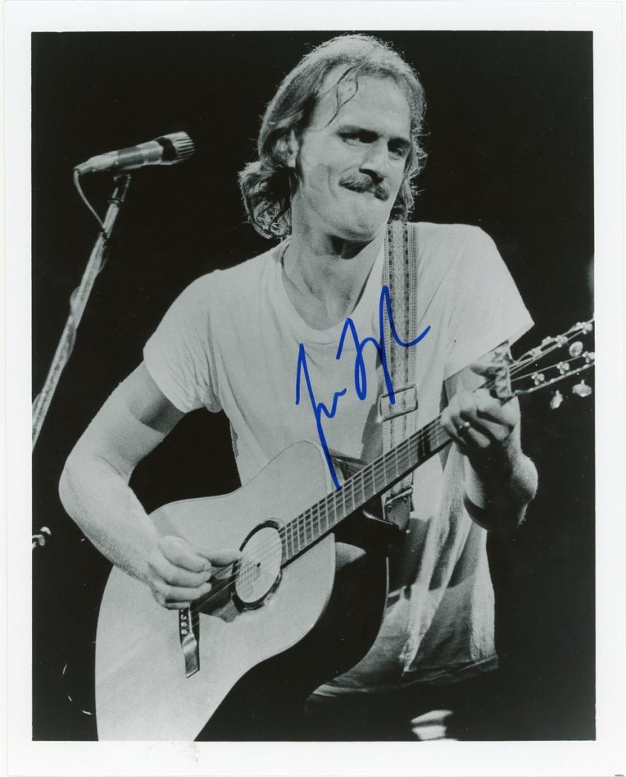 James Taylor- Signed B&W Photograph (1 of 1)