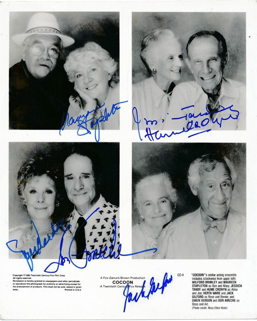 "Cocoon" Signed Vintage Photograph by 6 Cast Members (1 of 1)