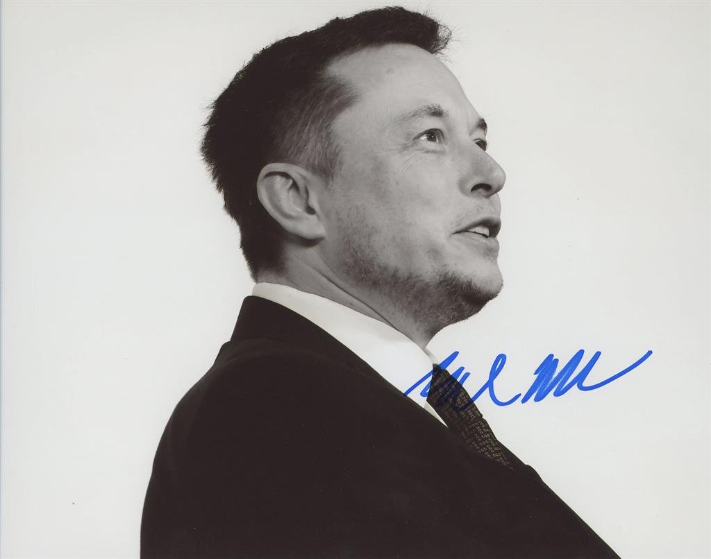 Elon Musk- Signed Photograph (1 of 1)