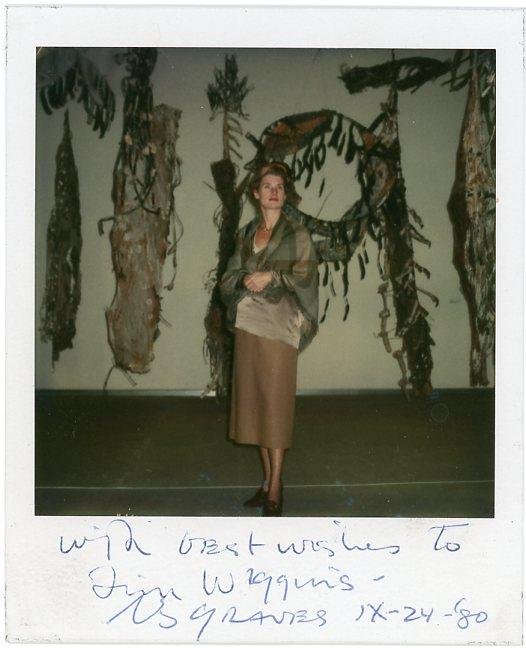 Nancy Graves-Signed Vintage Polaroid Photo (Famed Artist) (1 of 1)