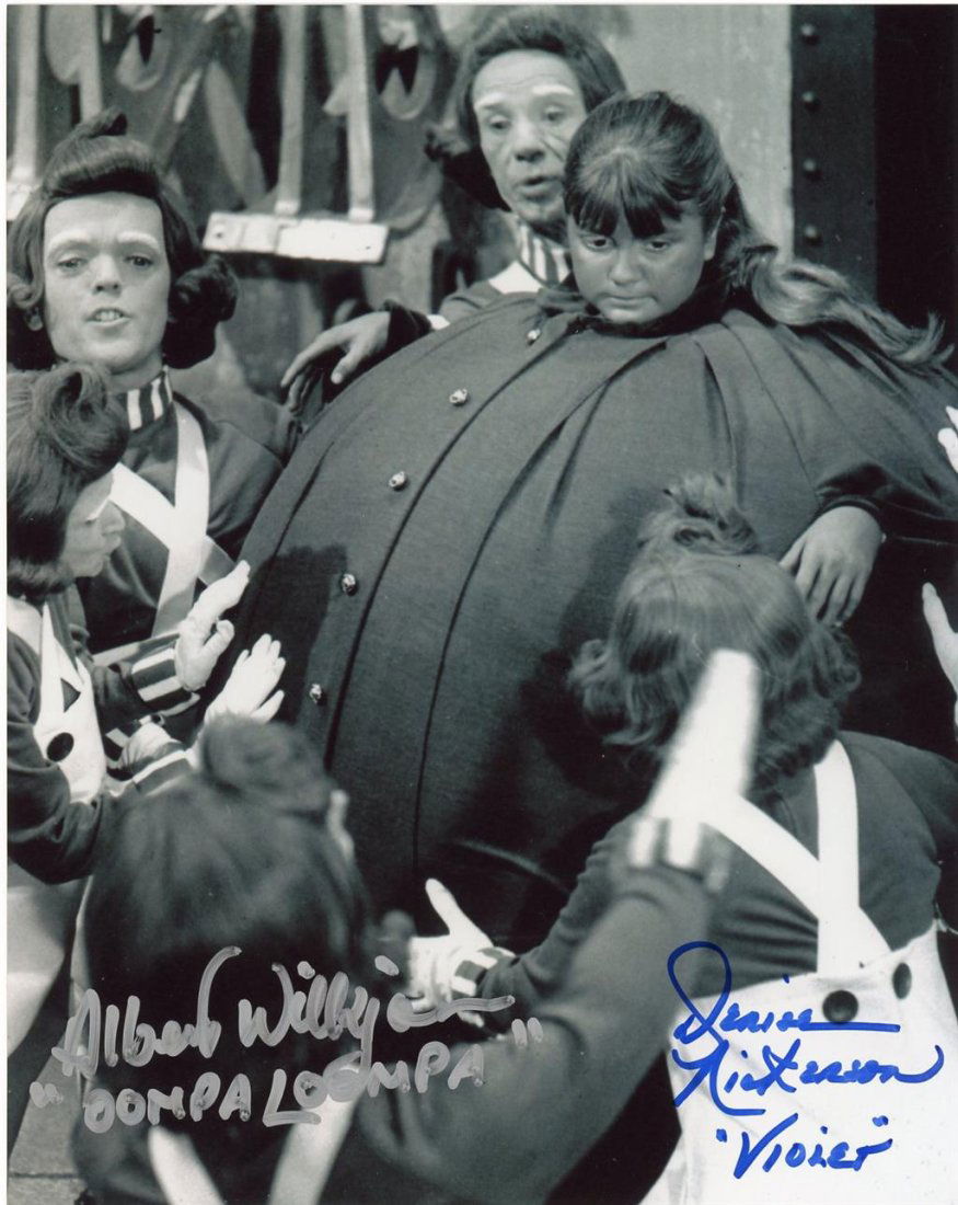 Denise Nickerson & Albert Wilkinson-Signed "Willie Wonka" Photograph (1 of 1)