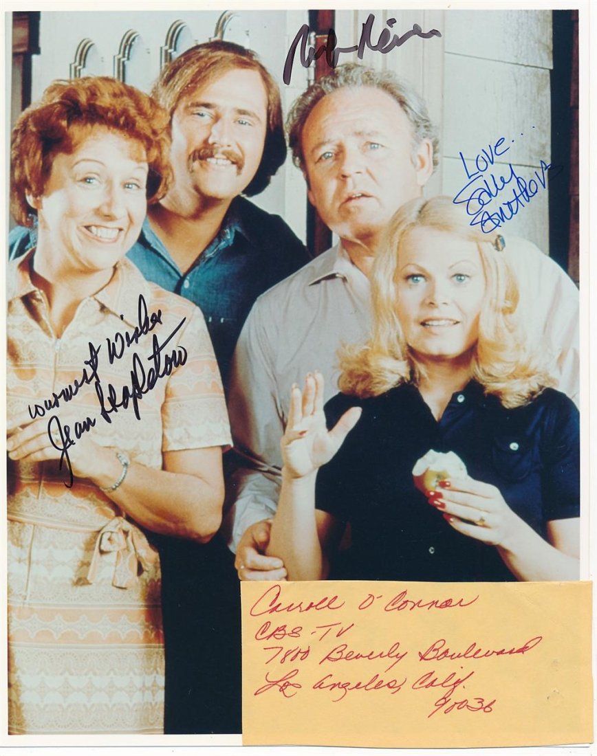 "All in the Family"- Signed Photograph by 3 & Cut Signature of Carrol O'Connor (1 of 1)