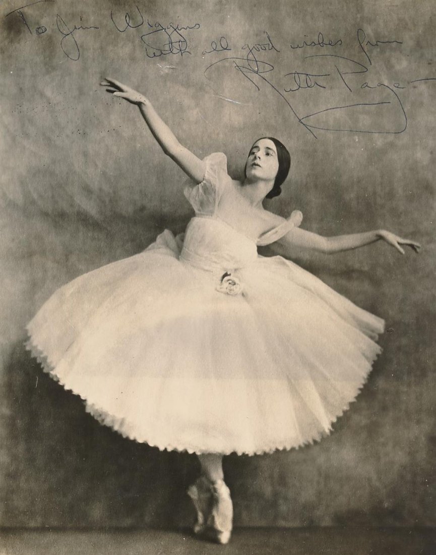 Ruth Page- Signed Vintage Photograph (Ballerina) (1 of 1)