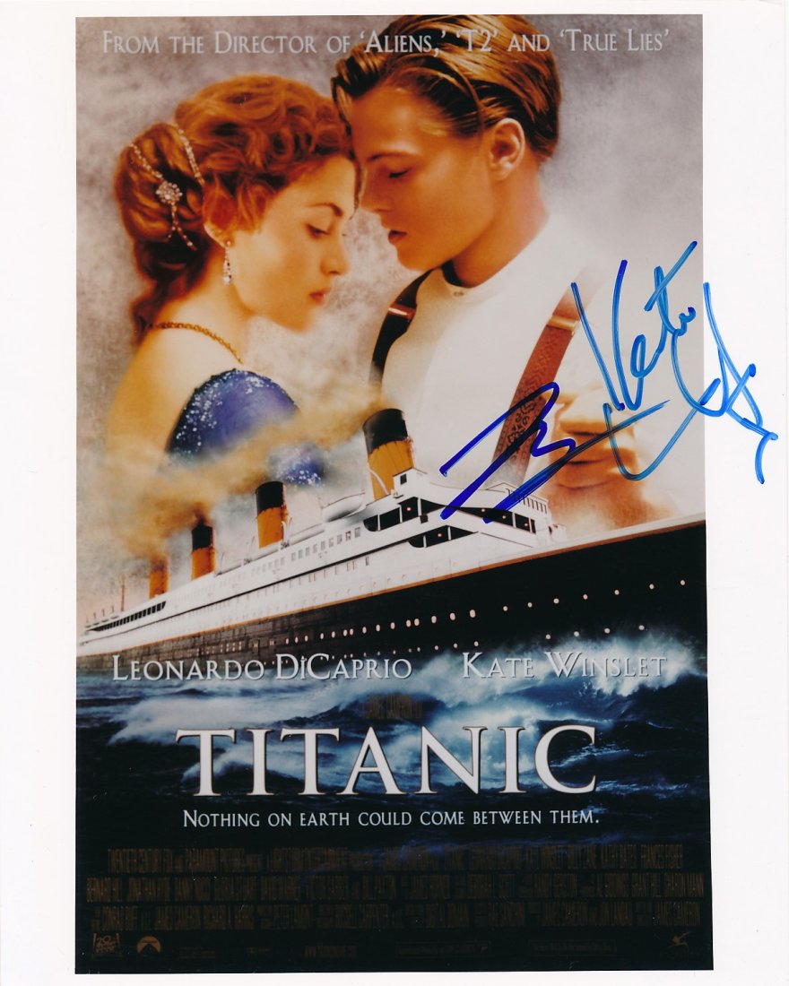 Leonardo DiCaprio & Kate Winslet-Signed Photograph from "Titanic" (1 of 1)