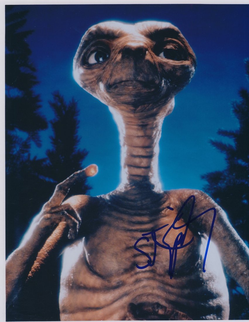 Steven Spielberg- Signed Color Photograph (E.T.) (1 of 1)