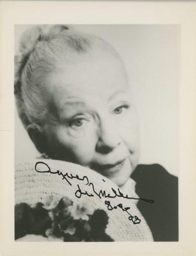Agnes de Mille-Vintage Signed Photograph