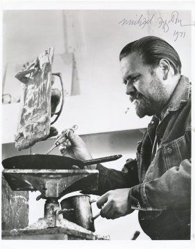 Michael Ayrton-Vintage Signed Photograph (British Writer & Artist)