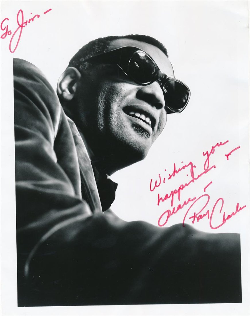 Ray Charles-Signed Vintage Photograph (1 of 1)
