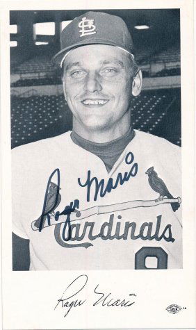 Roger Maris- Vintage Signed St. Louis Cardinals Photograph