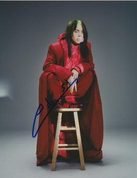 Billie Eilish- Signed Color Photograph MINT