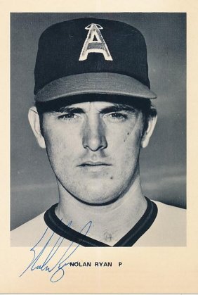 Nolan Ryan- Signed Vintage Photograph