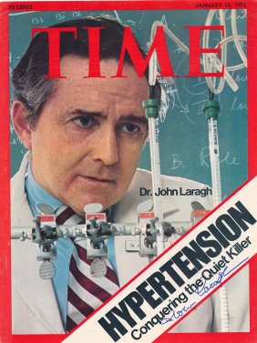 John Laragh- Signed Time Magazine (Discovered Renin, Kidney Hormone)