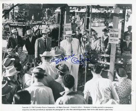 Broderick Crawford- Signed Vintage Columbia Pictures Photograph
