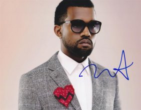 Kanye West- Signed Color Photograph