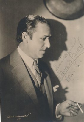 Noah Beery Sr- Signed Vintage Sepia Photograph