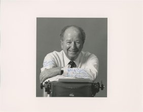 Herb Caen- Signed Vintage Photograph (Pulitzer Prize Columnist)