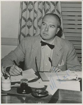 John Houseman- Signed Vintage Photograph