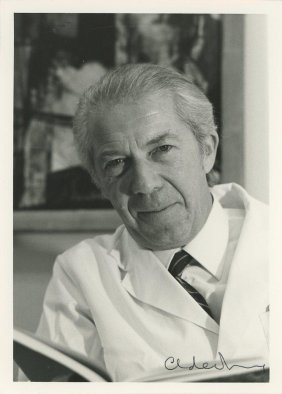 Christian de Duve- Signed Photograph (Nobel Prize 1974)