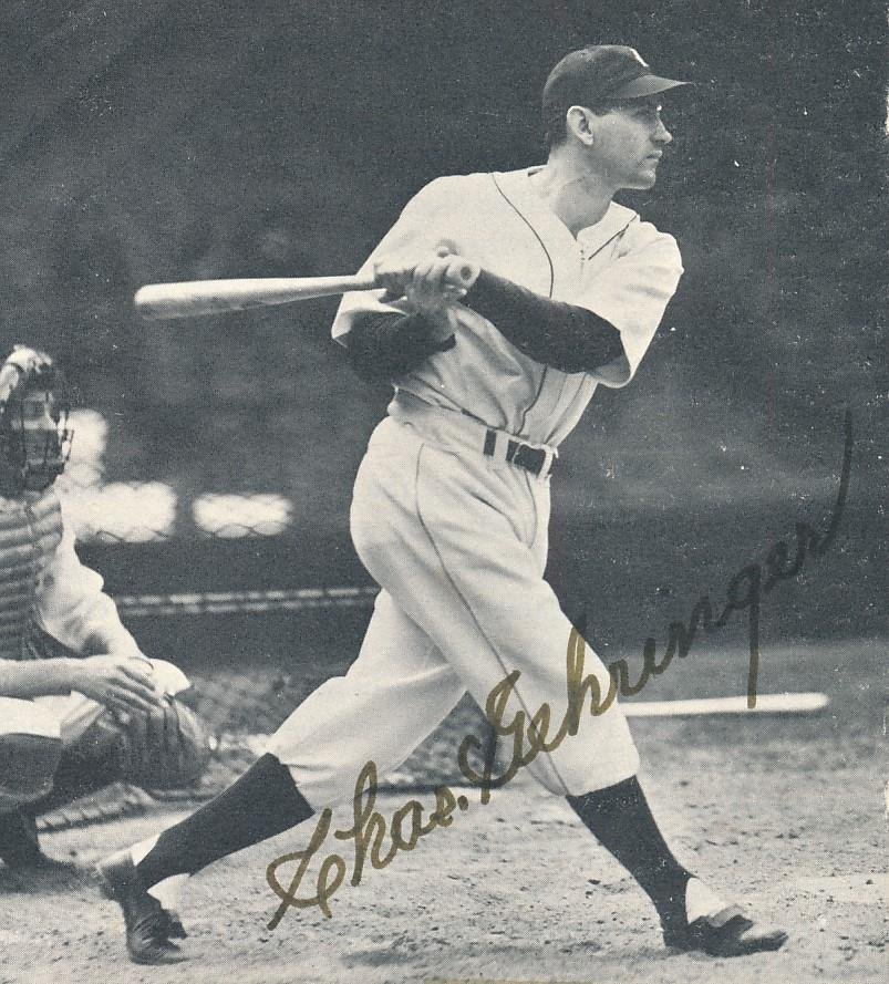 Charlie Gehringer- Signed Vintage Magazine Photo (1 of 1)