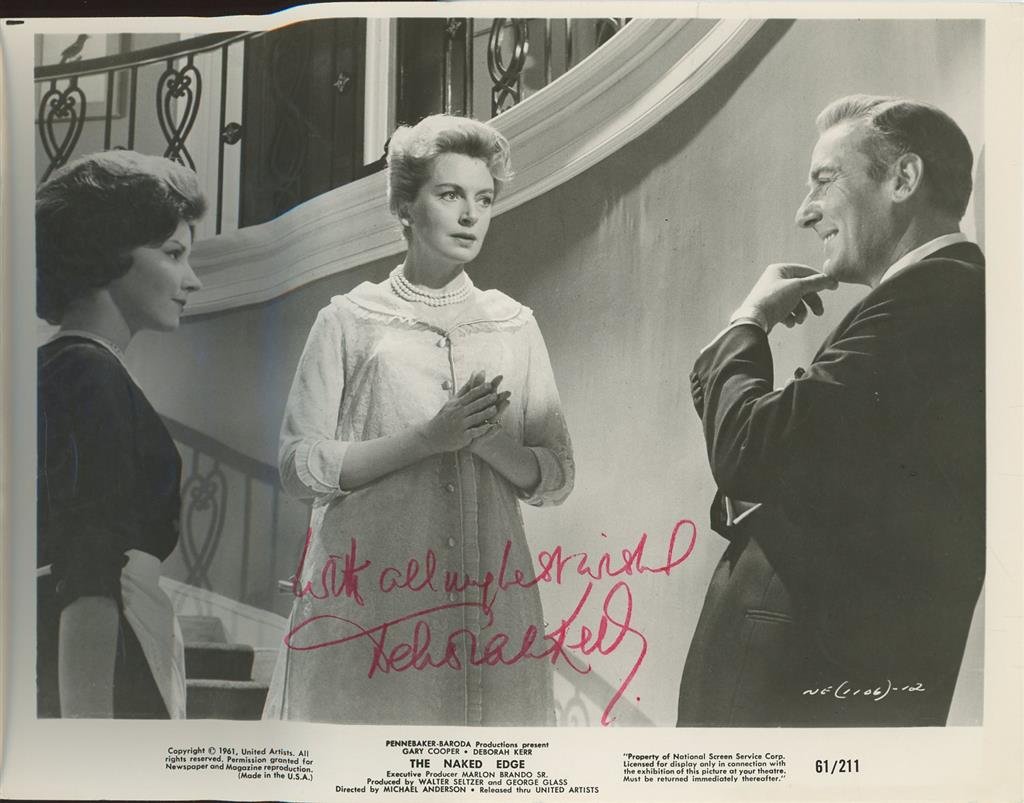 Deborah Kerr- Signed Vintage Photograph from "The Naked Edge" (1 of 1)