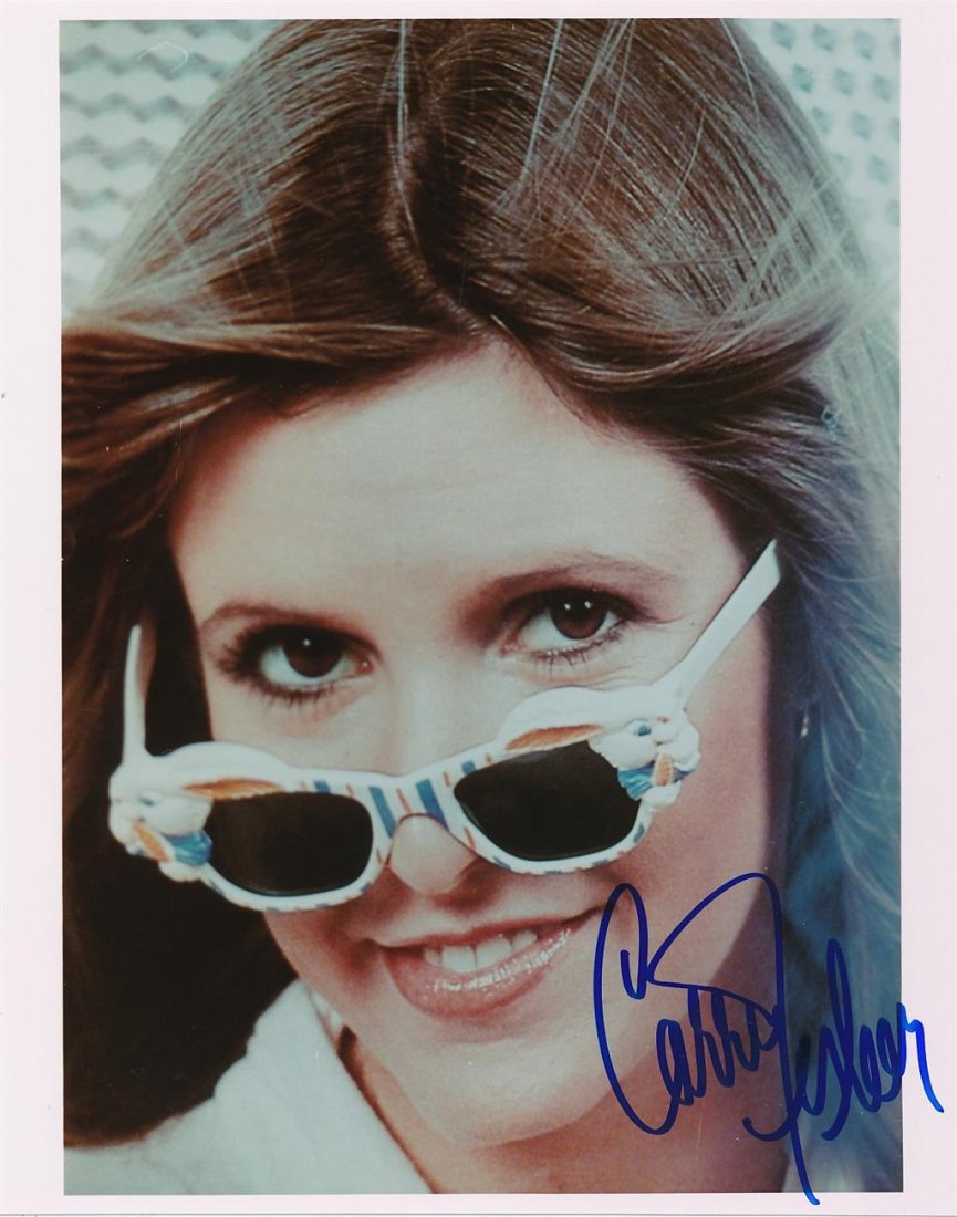 Carrie Fisher- Signed Color Photograph (1 of 1)