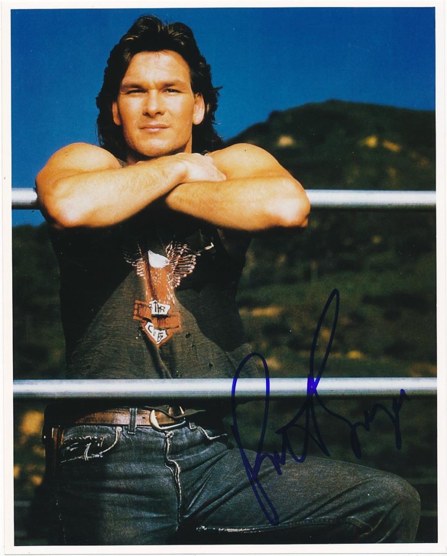 Patrick Swayze- Signed Color Photograph (1 of 1)