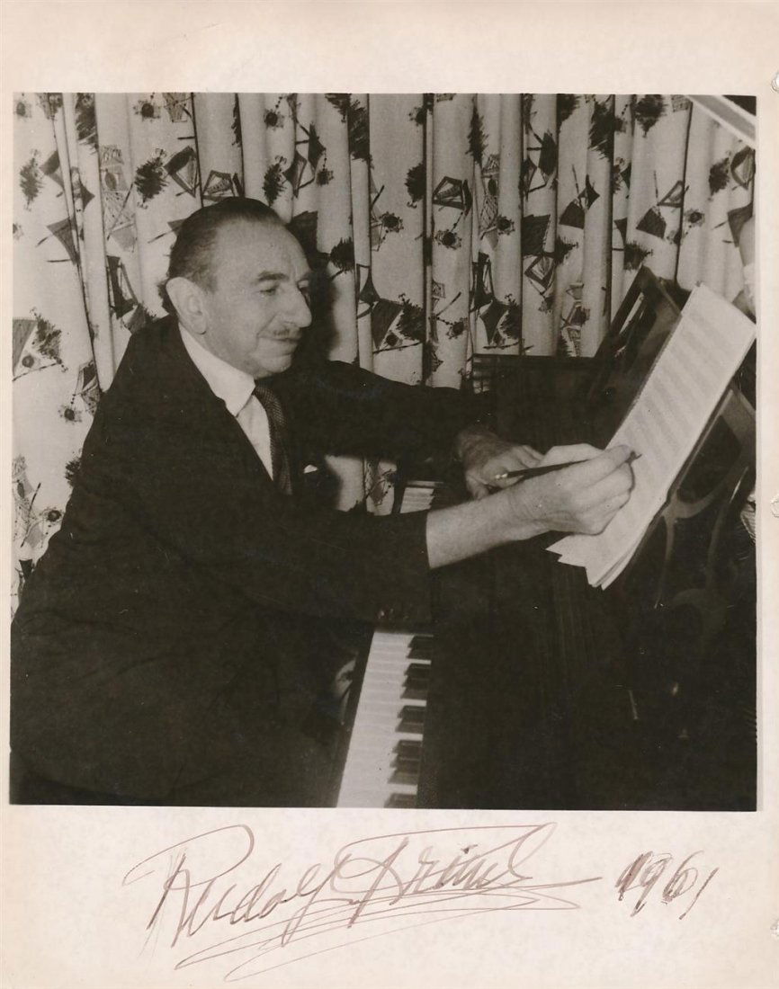 Rudolf Friml-Vintage Signed Photograph (Czech Composer) (1 of 1)