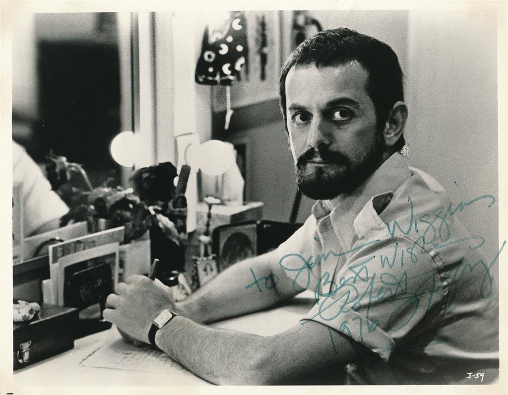 Robert Joffrey-Signed Vintage Photograph ("Joffrey Ballet"): 10x8 B&W glossy vintage photograph signed "To Jim Wiggins Best Wishes Robert Joffrey 1976" in blue marker. Scattered light creasing, otherwise, in good condition. (1930-1988) Robert Joffrey was an Ame