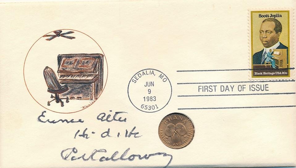 Cab Calloway- Hand Painted Signed FDC Cover w/Coin (1 of 1)