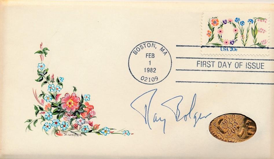 Ray Bolger- Hand Painted Signed FDC Cover w/Coin (1 of 1)