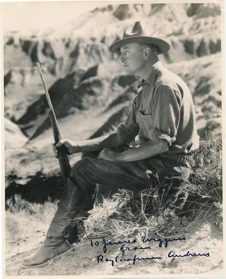 Roy Chapman Andrews-Vintage Signed Photograph (Explorer & Dir. Amer. Museum of Nat. History) (1 of 1)