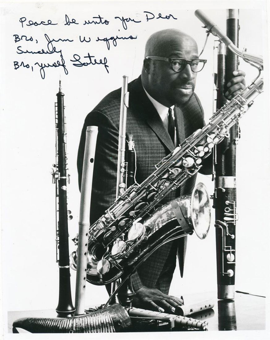Yusef Lateef-Signed Vintage Photograph (Famed Composer & Musician) (1 of 1)