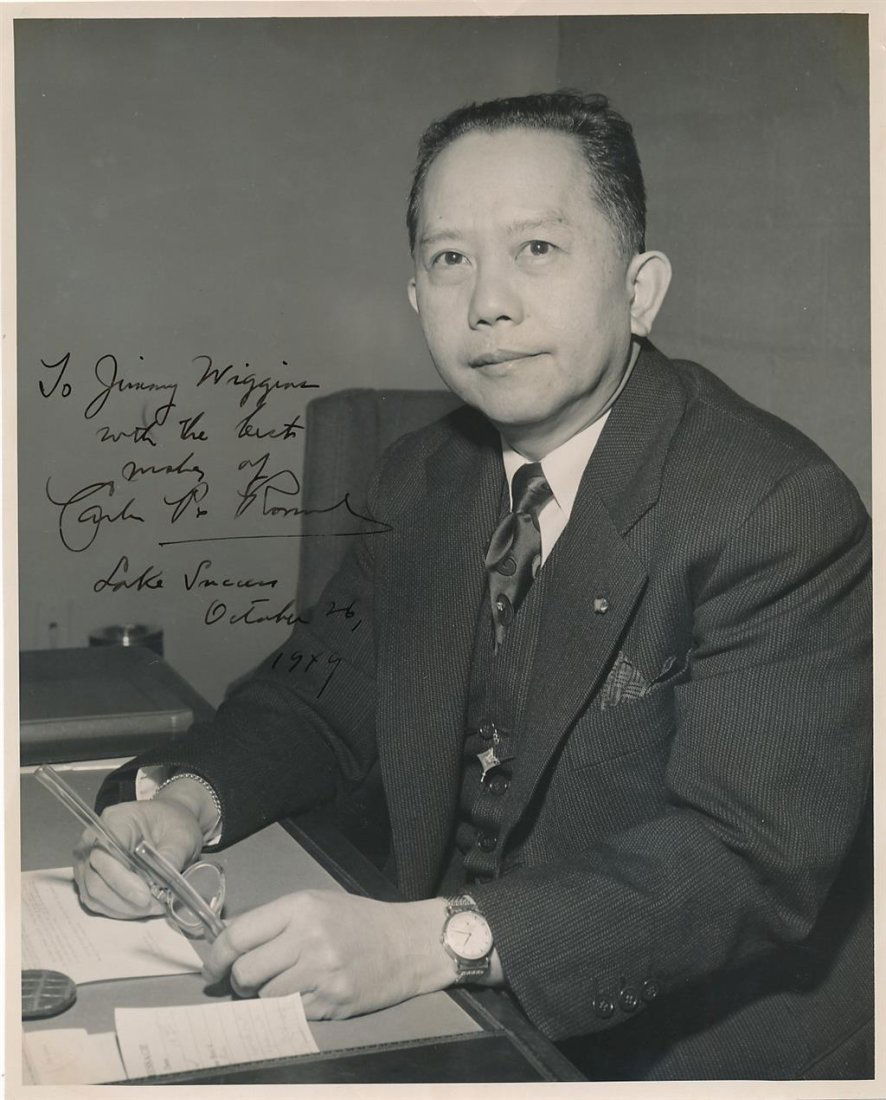 Carlos Peña Romulo-Vintage Signed Photograph (Diplomat & Founded Boy Scouts in Philippines) (1 of 1)