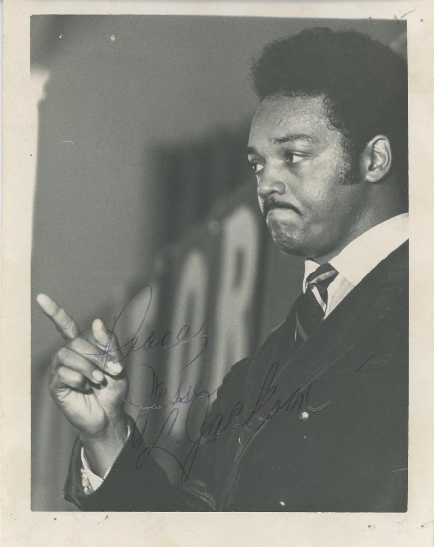 Jesse Jackson- Signed Vintage Photograph (1 of 1)