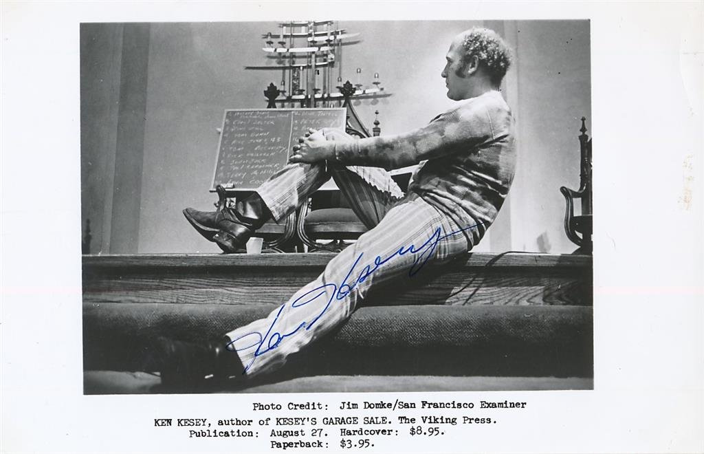 Ken Kesey-Vintage Signed Photo (Writer & Counterculture Figure) (1 of 1)