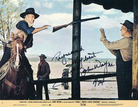John Wayne-Vintage Signed Photo from "Cahill: United States Marshal"