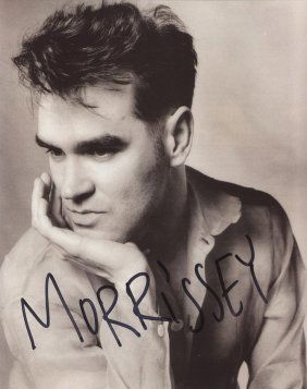 Morrissey- Signed Photograph MINT