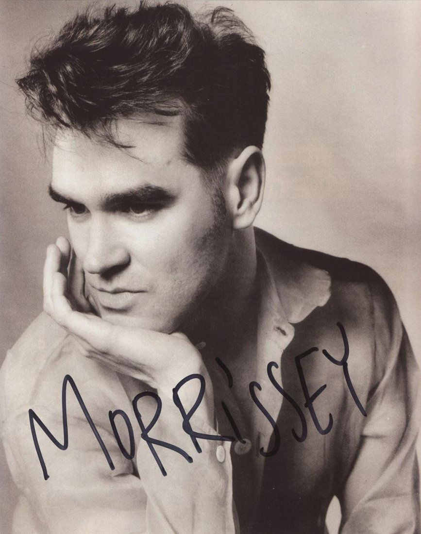 Morrissey- Signed Photograph MINT (1 of 1)