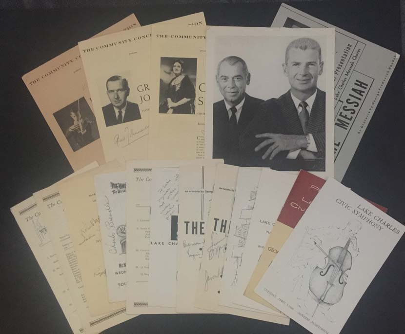 1950-60-17pc. MUSIC PROGRAM EPHEMERA-32 AUTOGRAPHS (1 of 8)