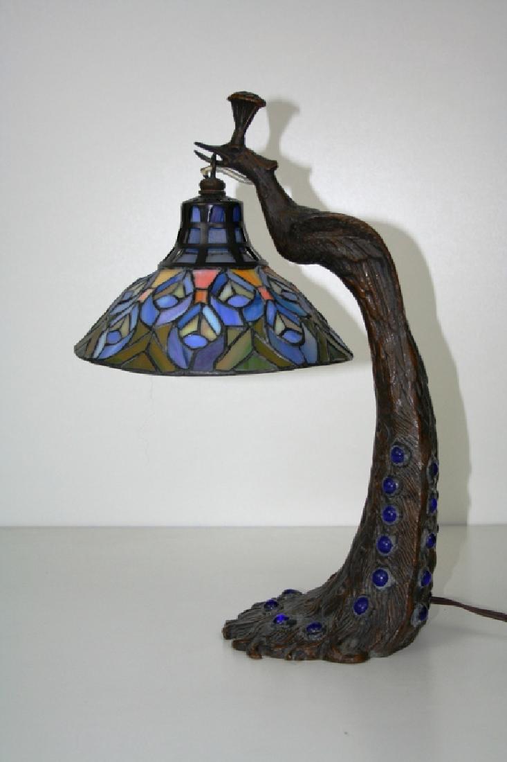 Art Nouveau Bird Lamp (1 of 6)