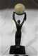 Art Deco Lady Figurine Lamp - 9