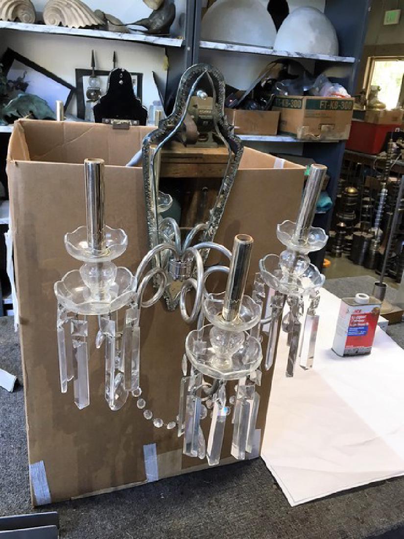 Antique Crystal Sconces (Pair) (1 of 1)
