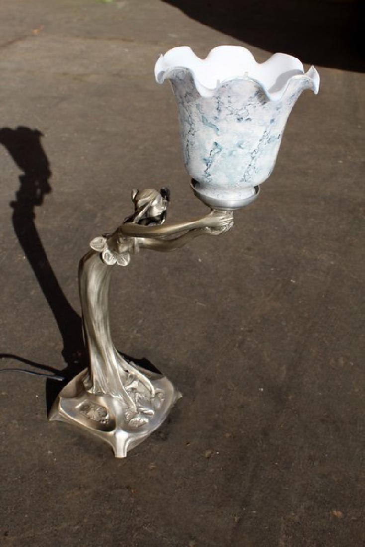 Art Nouveau Lady Lamp (1 of 4)