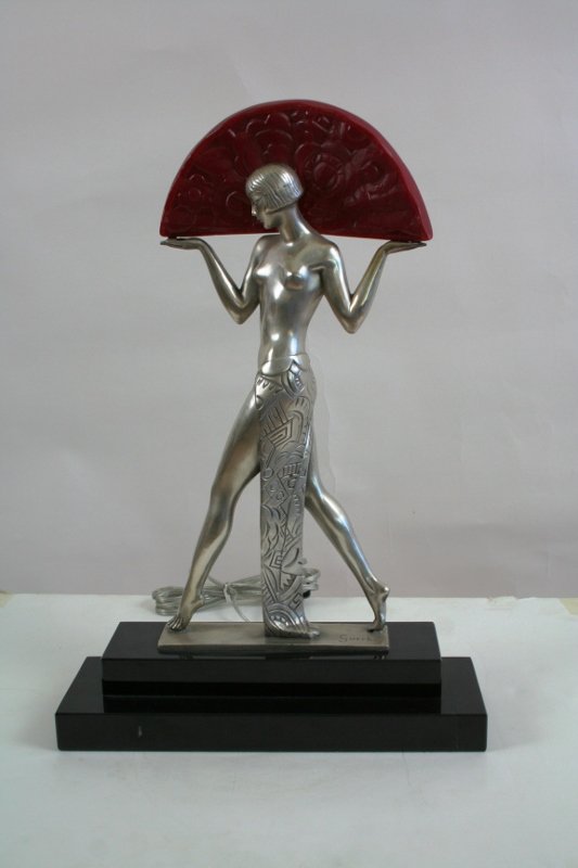 Art Deco Lady Lamp