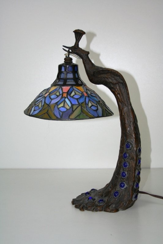 Art Nouveau Bird Lamp (1 of 6)