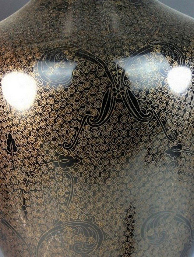 Chinese large cloisonne Vase made table lamp (1 of 4)